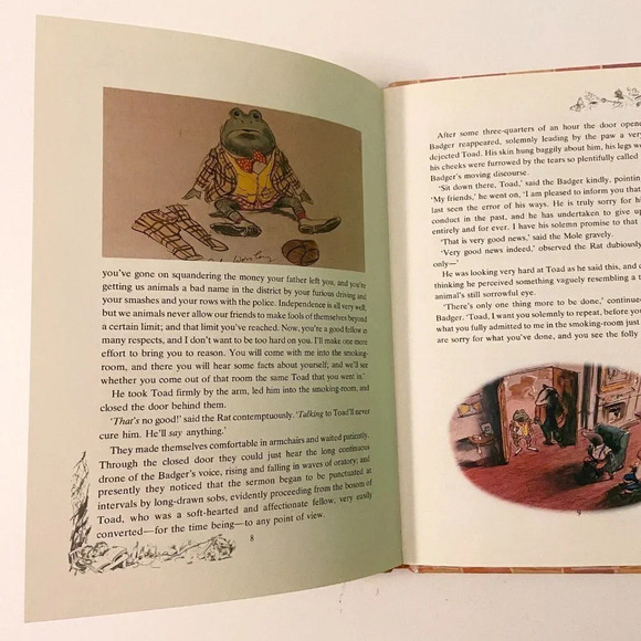 Vintage 1983 Tales From The Wind In The Willow Mr Toad Kenneth Grahame - Picture 9 of 12